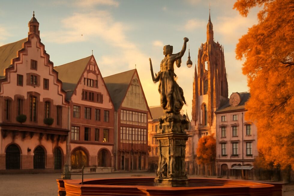 Was macht den Römerberg in Frankfurt zu einem der meistfotografierten Plätze in Hessen und warum im Herbst