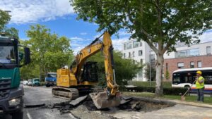Wiederherstellung der Wasserleitung in Wiesbaden: Dringende Reparatur nach Rohrbruch