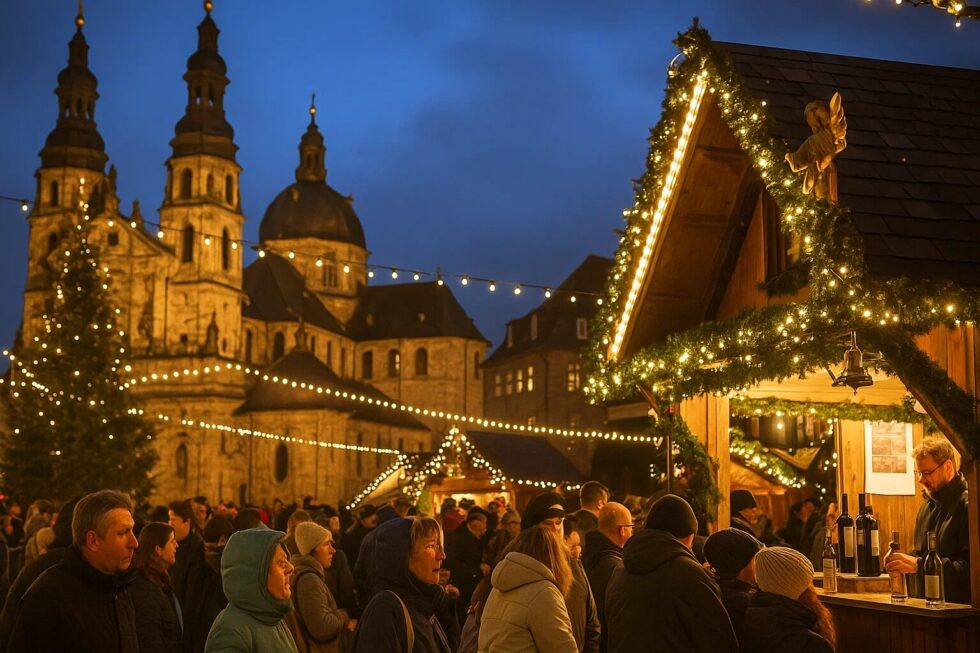 Wie erlebt man den Weihnachtsmarkt in Fulda und wodurch unterscheidet er sich vom Frankfurter Markt
