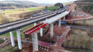 Neubau der Thalaubachtalbr&uuml;cke auf A7 bei Eichenzell abgeschlossen &ndash; Wichtiger Meilenstein