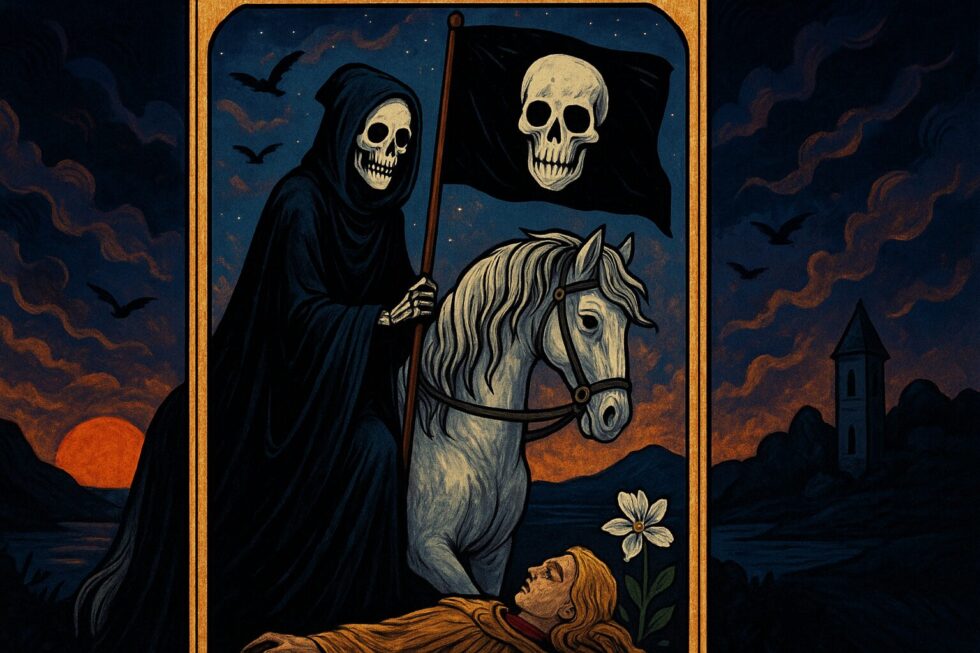 Die Karte Der Tod im Tarot symbolisiert Transformation und Neuanfang. Entdecken Sie ihre wahre Bedeutung, Interpretationen in verschiedenen Lebensbereichen und ihre Symbolik.