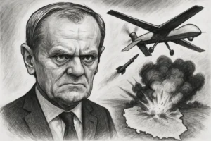 Polens Premier Donald Tusk best&auml;tigt russische Drohnenangriffe in der Nacht zum 10. September 2025 und nennt sie eine massive Provokation. NATO-Jets griffen ein.
