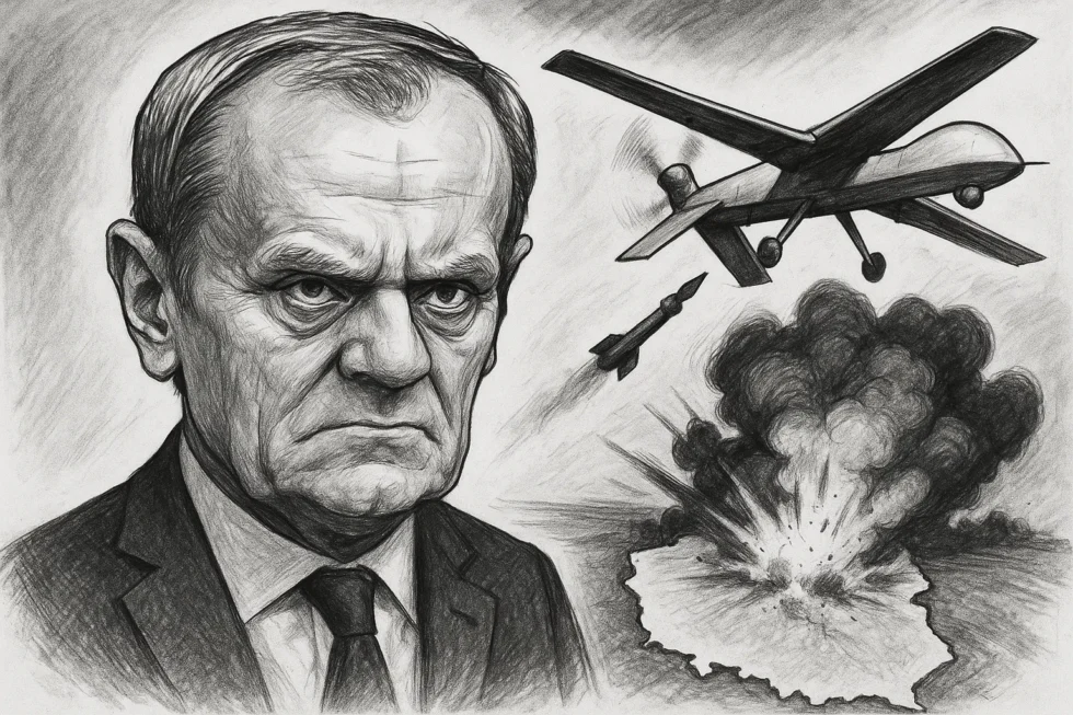 Polens Premier Donald Tusk bestätigt russische Drohnenangriffe in der Nacht zum 10. September 2025 und nennt sie eine massive Provokation. NATO-Jets griffen ein.