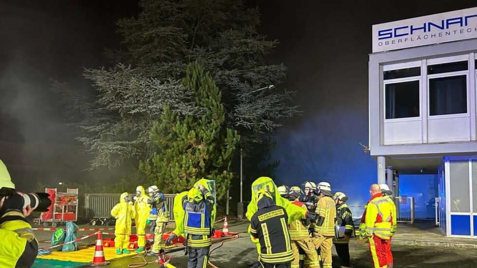 Chemieunfall bei Aschaffenburg: Giftige Gaswolke nach Störfall an hessischer Grenze löst Warnung aus