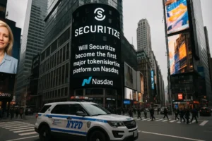 Securitize plant B&ouml;rsengang via Cantor-SPAC mit 1,25 Mrd $ Bewertung. Die Plattform will reale Verm&ouml;genswerte tokenisieren und eigene Aktien auf Blockchain abbilden.