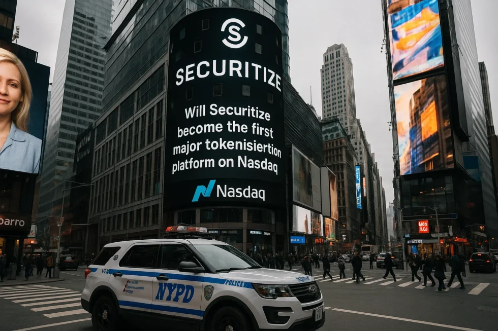 Securitize plant Börsengang via Cantor-SPAC mit 1,25 Mrd $ Bewertung. Die Plattform will reale Vermögenswerte tokenisieren und eigene Aktien auf Blockchain abbilden.