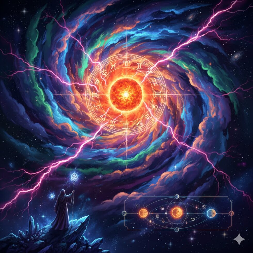 Magnetische Buch am 25. Oktober 2025: Kp 4-5 Prognose. Detaillierte astrologische Deutungen für alle 12 Sternzeichen in Sex und Beziehung. Stress-Tipps.