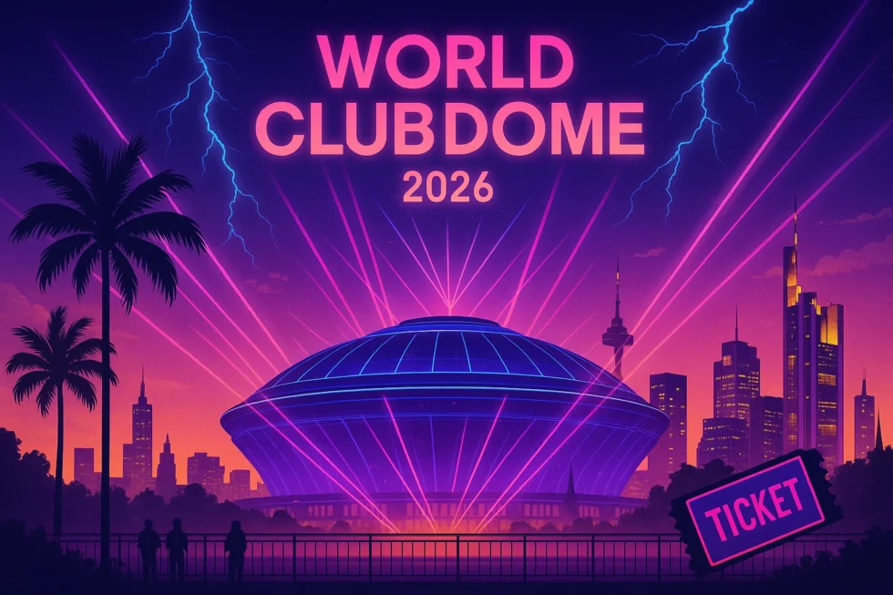 World Club Dome 2026 bestätigt Haftbefehl als ersten Act des Frankfurter EDM-Festivals. Alle Daten zu Termin, Ort, Programm, Ticketpreisen, Bühnen und Struktur finden Sie hier.