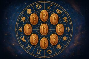 Runenhoroskop 12. November 2025: Raido, Perthro und Eihwaz symbolisieren Wandel, Stabilität und Einsicht. Runische Deutungen für alle Sternzeichen.