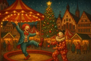 Frankfurts Weihnachtszirkusse 2025/26: Alle Programme, Termine, Adressen, Preise und Altersangaben. &Uuml;berblick zu Great Christmas Circus, Winterzirkus Rhein-Main und FlicFlac X-Mas.