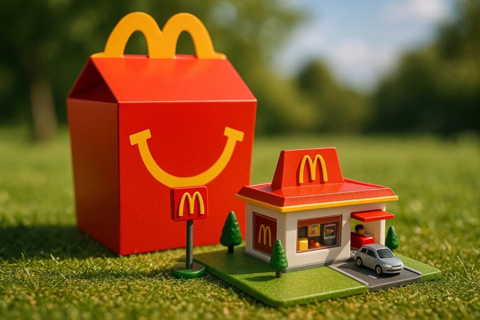 Happy Meal Frankfurt®: Jetzt 1 von 10 Mini-McDonald's-Spielzeugen wie das Goldene Happy Meal® sammeln. Wir zeigen alle 10 Ikonen und den Sammlerwert.