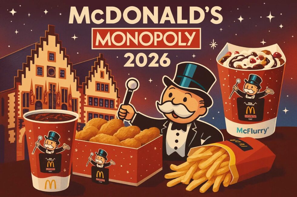 McDonald's Monopoly ist zurück (13.11.25 – 06.01.26)! Erfahren Sie, wie Sie in Frankfurt Hauptgewinne erzielen und welche Sticker selten sind.