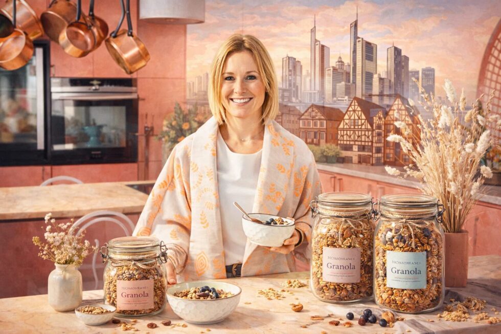 Hausgemachtes Granola aus Frankfurt von Grainology entdecken. Weniger Zucker, handgebacken in Bornheim. Finden Sie Preise, Sorten und lokale Verkaufsstellen im Check.
