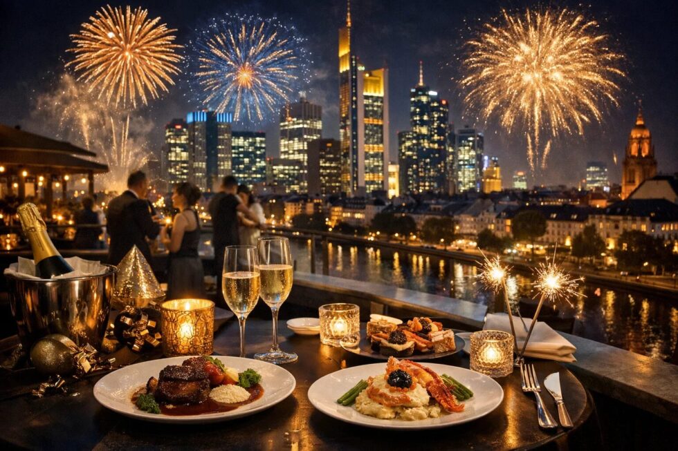 Silvester Frankfurt 2025 bietet exklusive Menüs und Partys. Erfahren Sie alles über Preise, Locations wie Emma Metzler und Tipps für den Jahreswechsel.