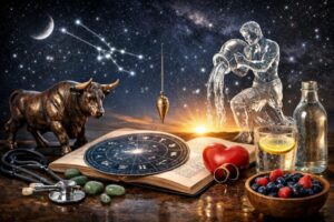 Erfahren Sie im Horoskop f&uuml;r den 1. Januar 2026 alles &uuml;ber die Beziehung zwischen Stier und Wassermann sowie Gesundheitstipps bei Magnetst&uuml;rmen zum Neujahrstag.