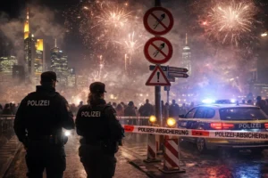 Wo ist Feuerwerk an Silvester in Frankfurt verboten? Alle Sperrzonen, Uhrzeiten, Mainufer-Sperrungen, gesetzliche Regeln und m&ouml;gliche Bu&szlig;gelder im &Uuml;berblick.