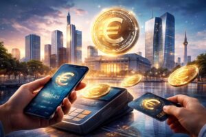 Digitaler Euro startet Testphase 2026 in Frankfurt. EZB plant Haltelimits von 3.000 Euro. Erfahren Sie alles zu Datenschutz, Technik und Bankenstabilit&auml;t.