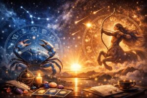 Horoskop 24. Januar 2026 f&uuml;r Krebs und Sch&uuml;tze: Erfahren Sie alles &uuml;ber Gesundheit, Liebe und Finanzen. Detaillierte astrologische Analyse zur aktuellen Tagesform.
