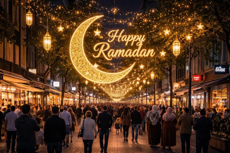 Ramadan und Fastenzeit beginnen in Frankfurt – „Happy Ramadan“-Beleuchtung startet