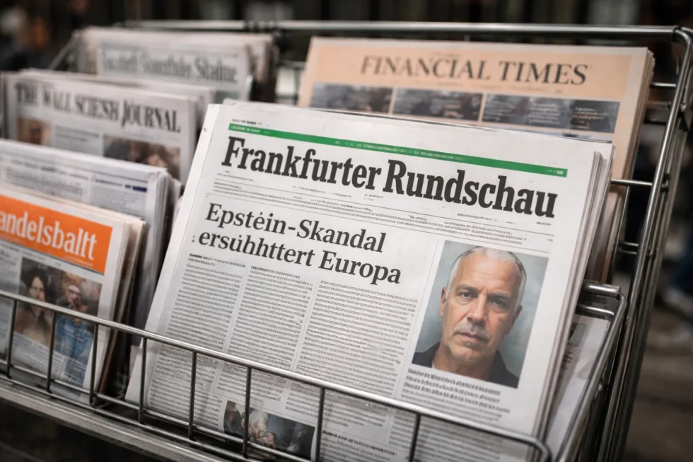 Europäische Reaktionen auf Epstein-Skandal: Ermittlungen, Rücktritte und Medienkritik zeigen Folgen für Politik und Gesellschaft.