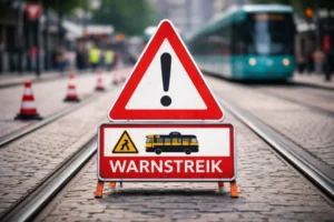 Warnstreik in Frankfurt am Main: Am 27. und 28. Februar 2026 fahren U-Bahnen und Stra&szlig;enbahnen nicht. Welche Verkehrsmittel fahren, wo Engp&auml;sse drohen und wie Pendler reagieren sollten.
