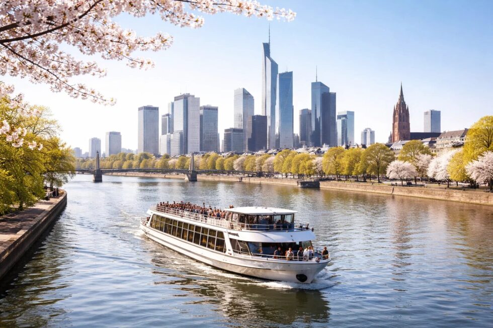 Erfahren Sie alles über den Saisonstart der Main-Schifffahrt 2026. Termine, Preise, E-Schiffe und Tipps für die besten Bootstouren in Frankfurt und Umgebung ab März 2026.