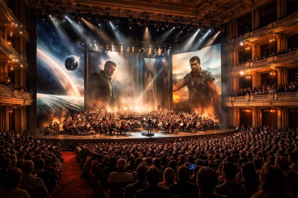 Erleben Sie The World of Hans Zimmer 2026 in der Alten Oper Frankfurt. Infos zu Tickets, Preisen für Interstellar & Inception am 13. April sowie Parken und Gastronomie am Opernplatz