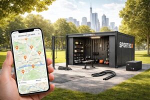 Sportboxen in Frankfurt am Main bieten kostenlose Trainingsger&auml;te per App. Entdecken Sie alle Standorte von Preungesheim bis zum Campus Riedberg in unserem Guide.