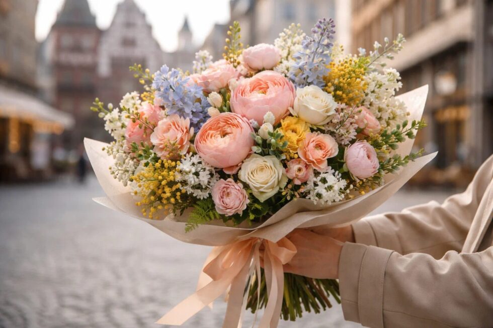 Blumen Frankfurt 8. März: Ratgeber für Männer zur Auswahl und zum Kauf. Preise für Rosen und Tulpen 2026, beste Läden in Frankfurt und Tipps für stressfreie Vorbestellungen zum Frauentag.