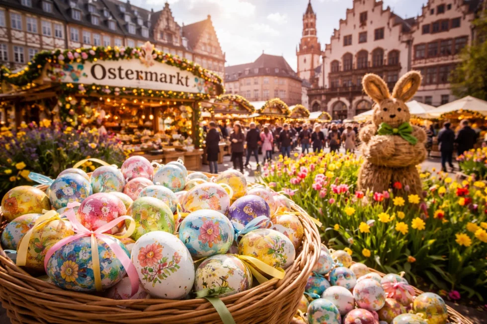 Ostern 2026 in Frankfurt am Main: Feiern Sie am 5. April mit Eiersuche im Deutsche Bank Park, der Dippemess und Ostermärkten. Alle Infos zu Feiertagen, Öffnungszeiten und Tipps für Hessen.