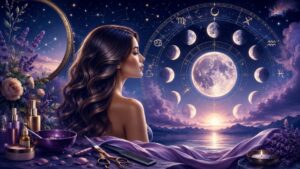 Mondkalender Juni 2026 Deutschland: beste Tage zum Haare schneiden, F&auml;rben und Pflegen. Alle Mondphasen, kritische Daten, Magnetst&uuml;rme und Horoskop f&uuml;r jedes Sternzeichen.