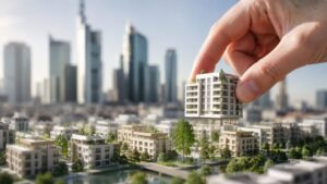Frankfurt 2026: Quadratmeterpreise f&uuml;r Neubauwohnungen nach Stadtteil. Analyse zu Hafenpark, Europaviertel, Sch&ouml;nhof-Viertel, Lyoner Quartier und Finanzierungskosten.