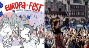 Europa-Fest Frankfurt am 9. Mai 2026: komplettes Programm, B&uuml;hnen am R&ouml;merberg, K&uuml;nstler, Anfahrt mit der U-Bahn, Familien-Tipps und alles, was Frankfurt zum vierten Europa-Fest plant