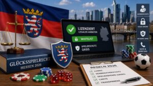 Glücksspiel unterliegt 2026 in Hessen klaren Regeln. Wie der Verbraucherschutz funktioniert, woran man legale Online-Casinos erkennt und wie man Anbieter vor dem Spielen im offiziellen Register zuverlässig prüft. Slug: gluecksspiel-hessen-2026-regeln-verbraucherschutz-anbieter