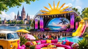ZDF-Fernsehgarten am 5. Juli 2026 l&auml;uft live ab 12 Uhr aus Mainz: alle G&auml;ste, Motto Urlaubs-Feeling, Stream, Mediathek, Tickets, Einlasszeiten und n&auml;chste Motto-Shows im &Uuml;berblick.